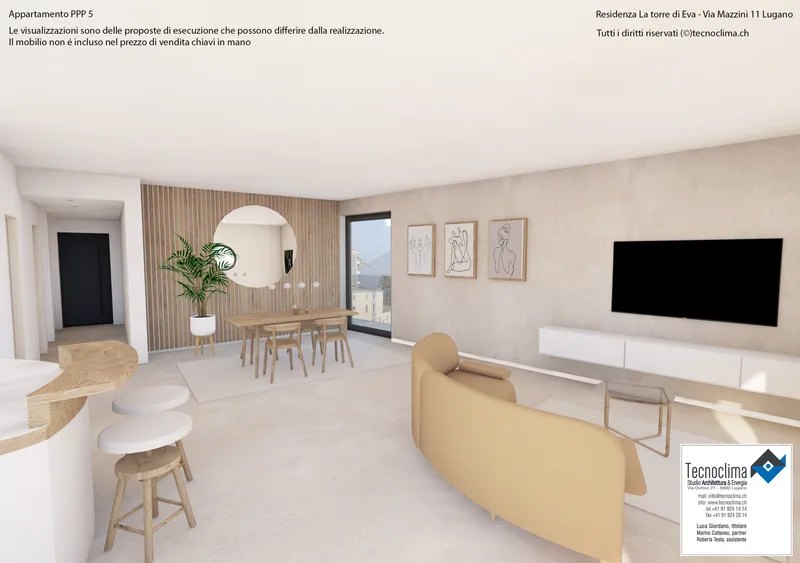 Appartement 3.5 pièces à Lugano