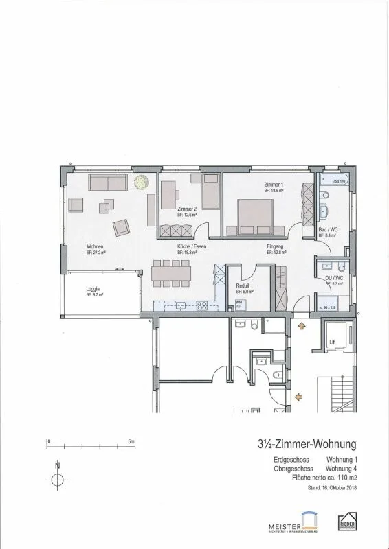 Wohnung 3.5 Zimmer in Niederönz — photo 9