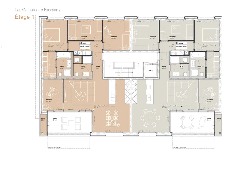Appartement 5.5 pièces à Les Coteaux de Farvagny — 4