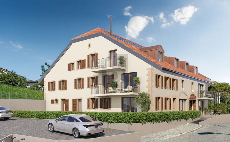 Wohnung 3.5 Zimmer in Zentrum des alten Echandens — 2