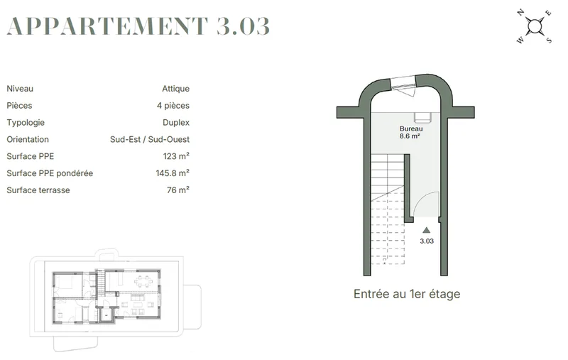 Apartment 4 rooms in Plan-les-Ouates — 5