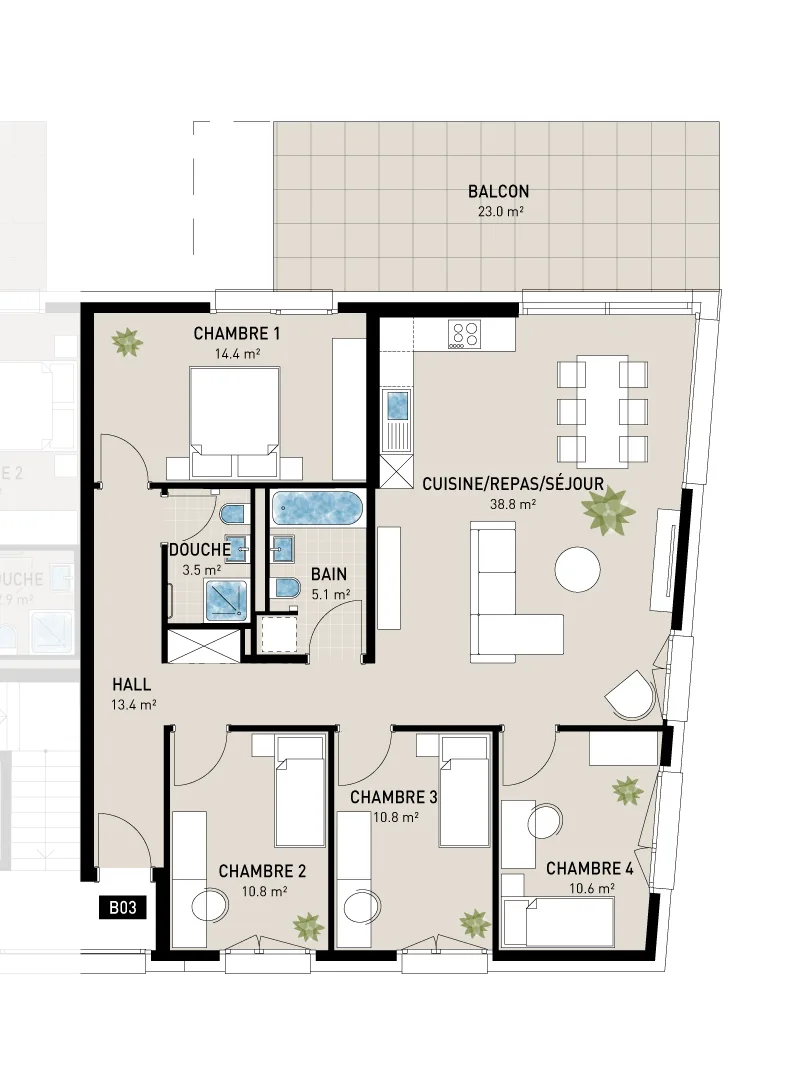 Apartment 5.5 rooms in Vouvry — 4