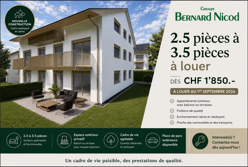 Apartment 2 rooms in Prilly