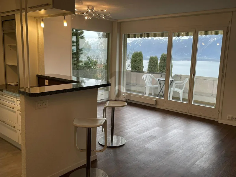 Wohnung 2 Zimmer in Veytaux