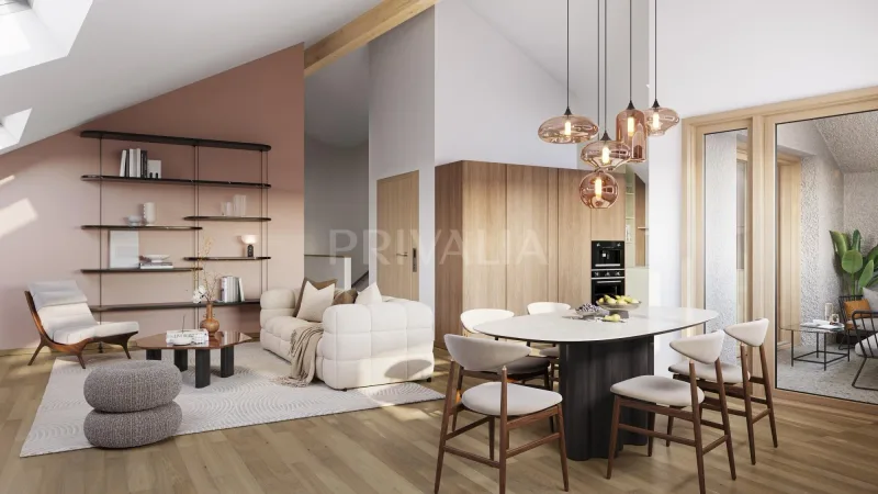 Wohnung 4 Zimmer in Chêne-Bourg