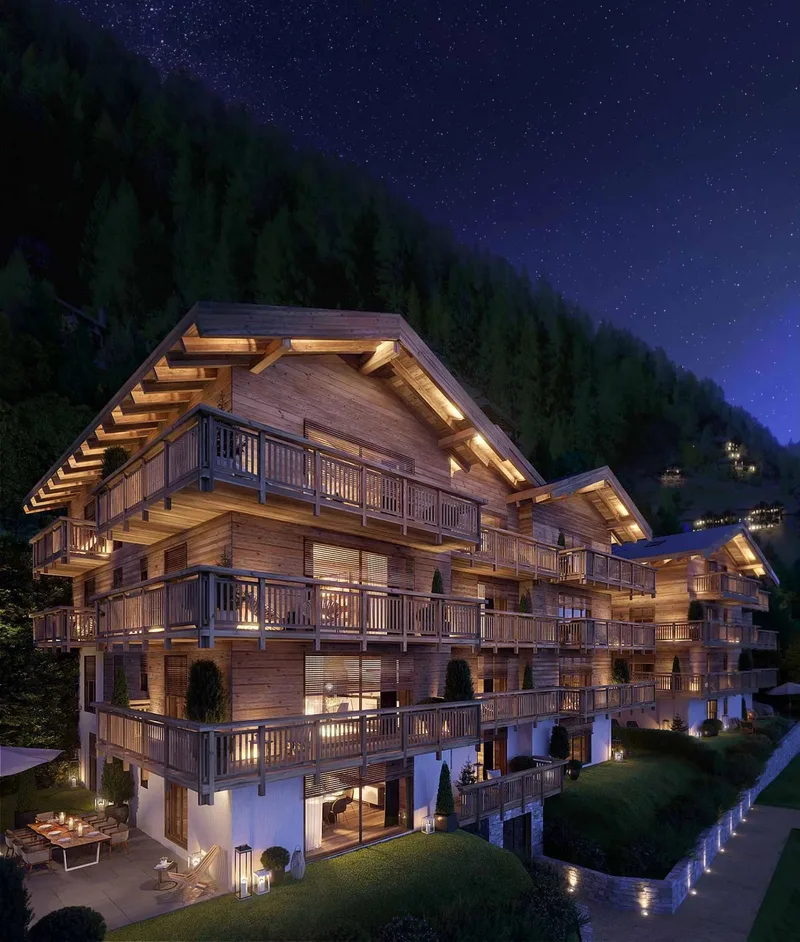 Apartment 3.5 rooms in Hameau des Bains — 3