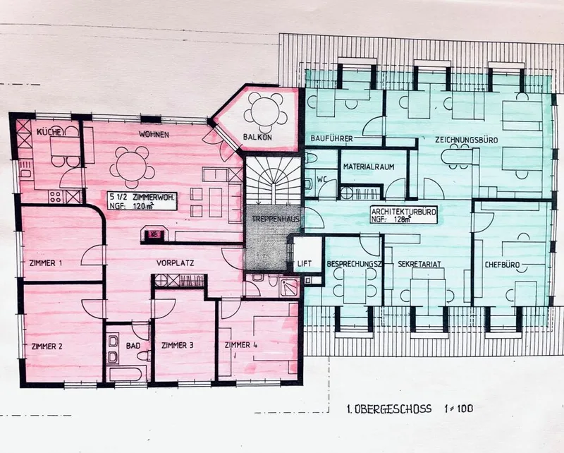 Apartment 5.5 rooms in Madiswil — 5