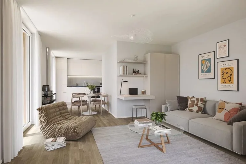 Apartment 1 rooms in Cour de Gare