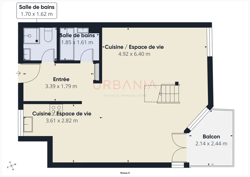 Wohnung 2 Zimmer in Terre-Sainte — photo 12