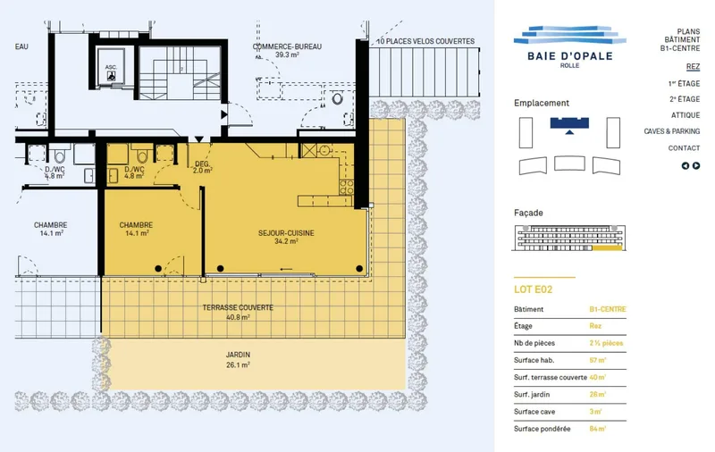 Appartement 2.5 pièces à Rolle — 2