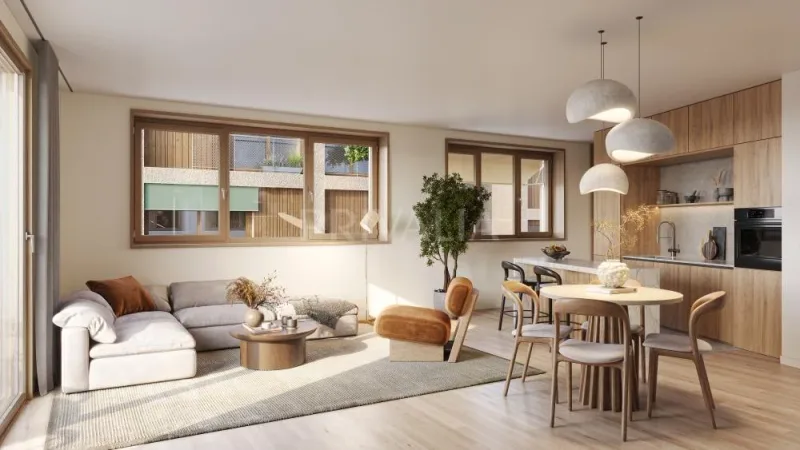 Wohnung 3 Zimmer in Chêne-Bourg