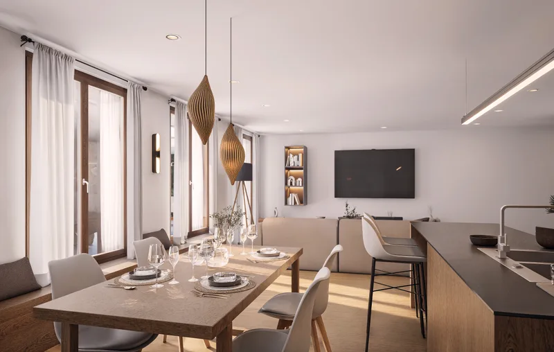 Wohnung 3.5 Zimmer in Le Prâ d'Echarlens — photo 6