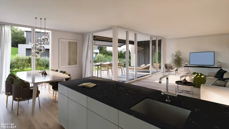 Appartement 4.5 pièces à Les Coteaux de Farvagny — 4