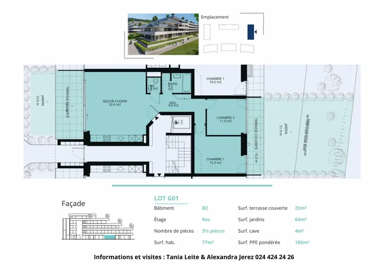 Appartement 3.5 pièces à Rolle — 15