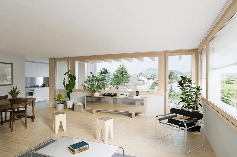 Wohnung 3.5 Zimmer in Oberschrot — photo 2