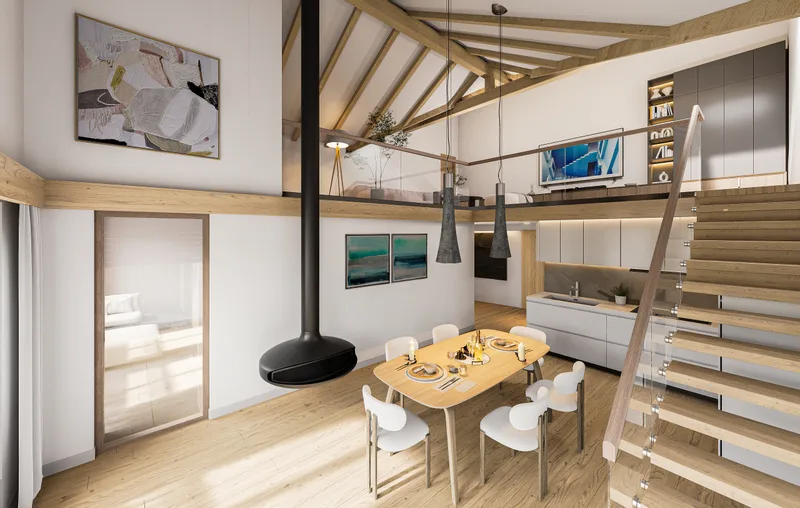 Wohnung 3.5 Zimmer in Le Prâ d'Echarlens — photo 2
